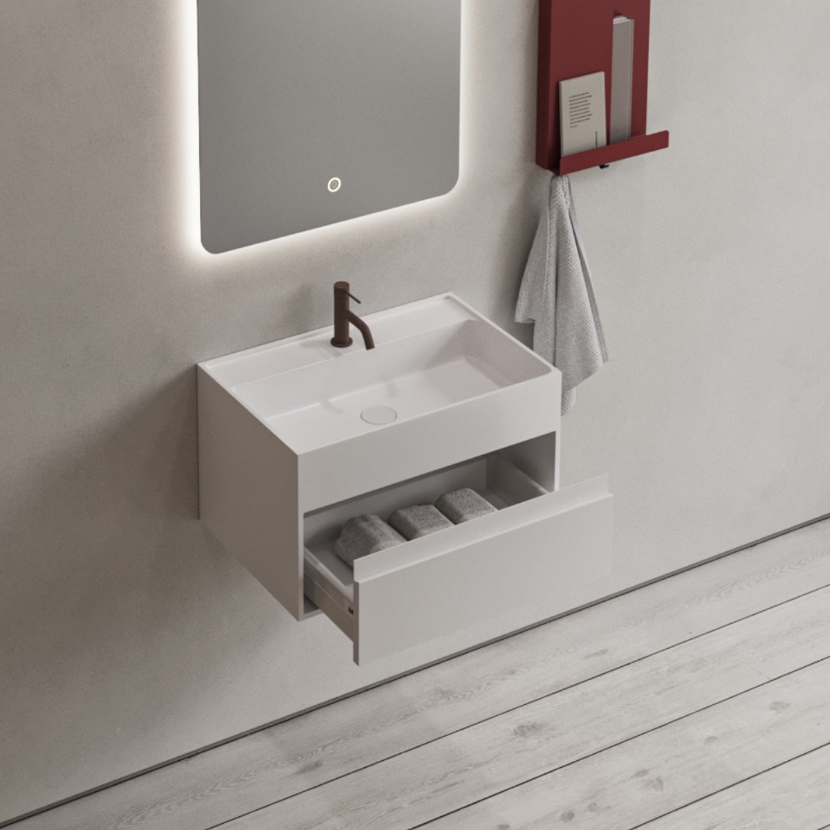 Modul CA 60 basin with drawer