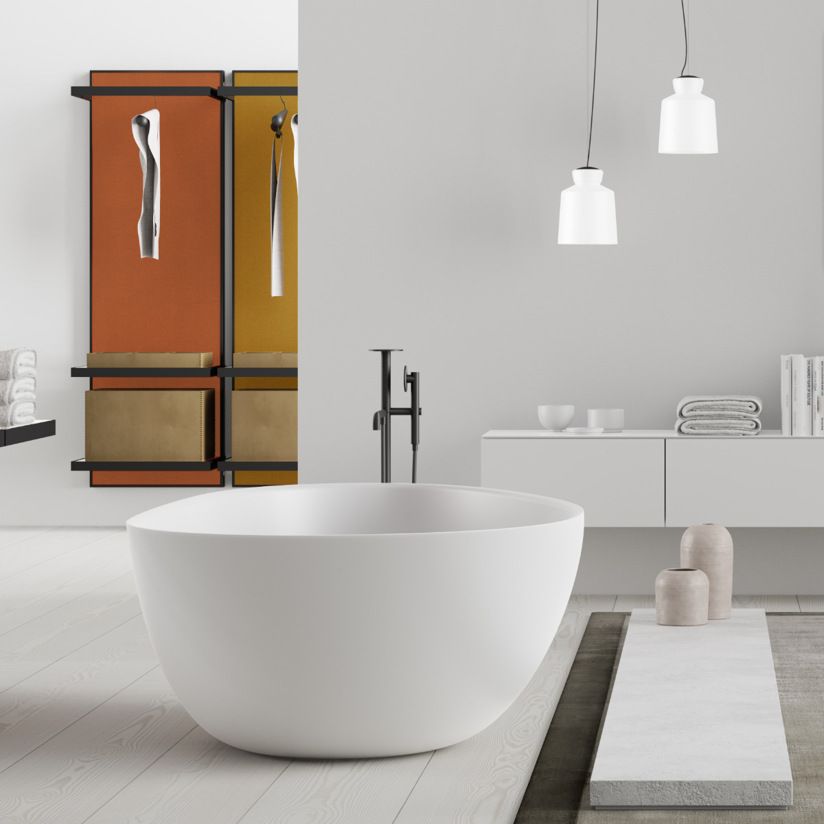 Muschel bathtub