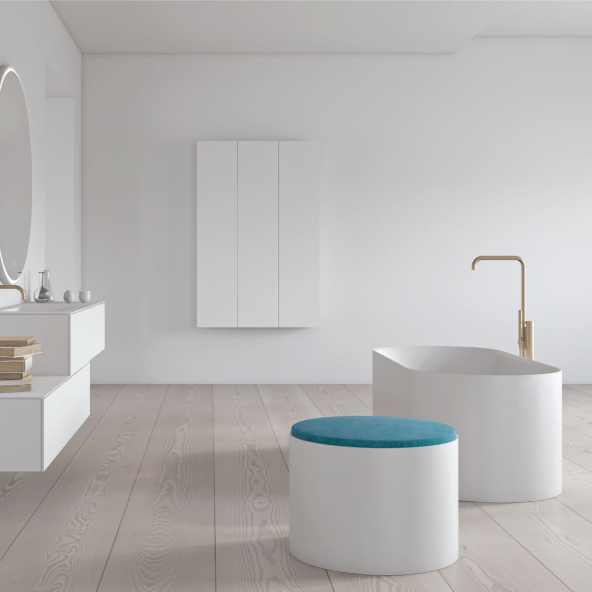SQ1 oval bathtub