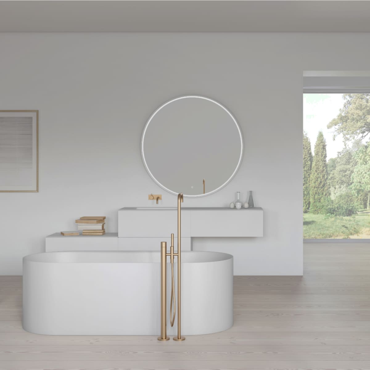 SQ1 oval bathtub