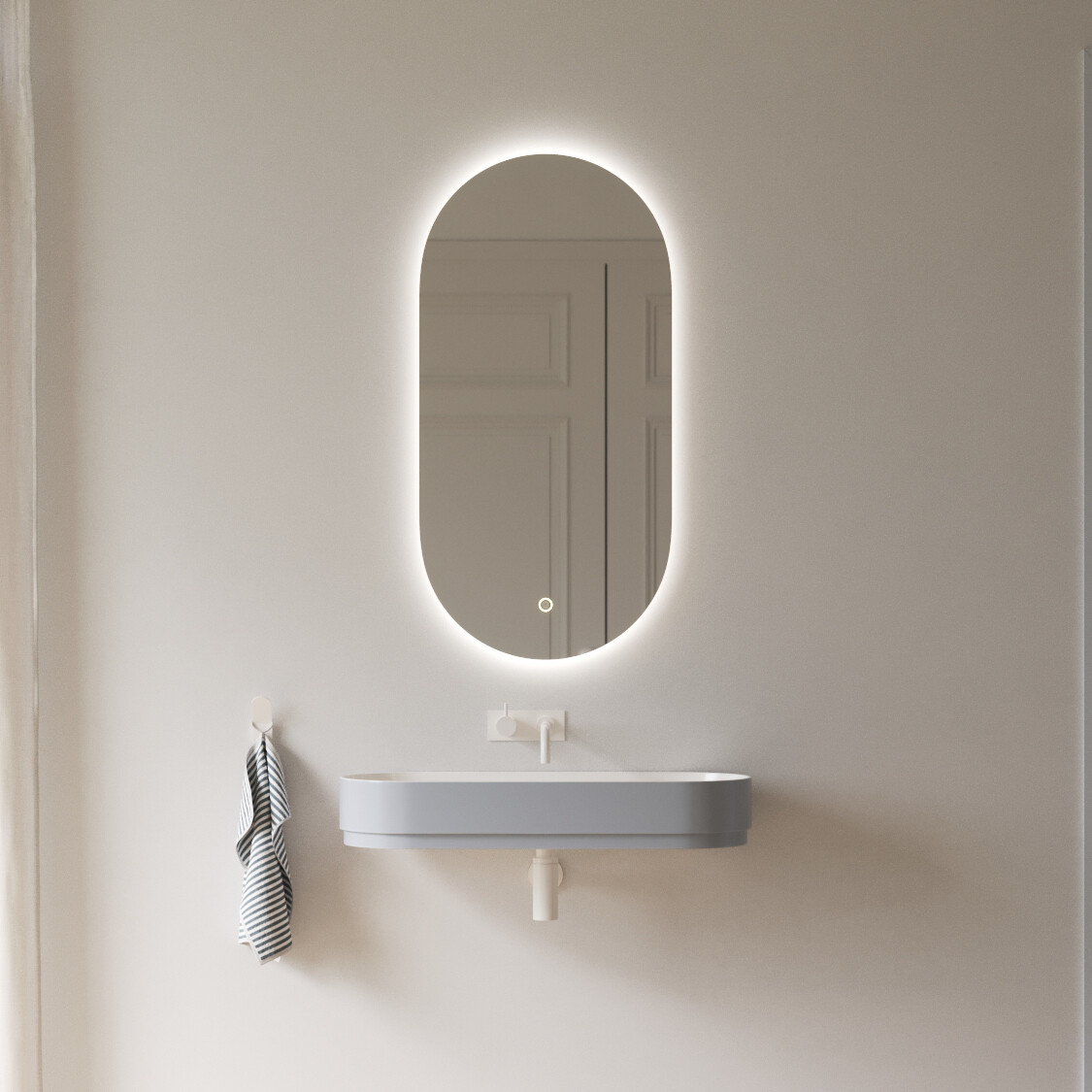 Orø oval 50 mirror