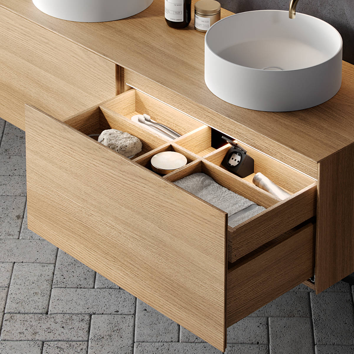 Bergen 160 inner drawer