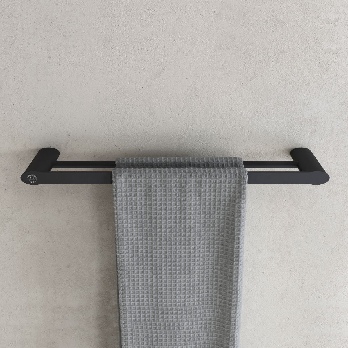 CB 200 - Double towel holder black