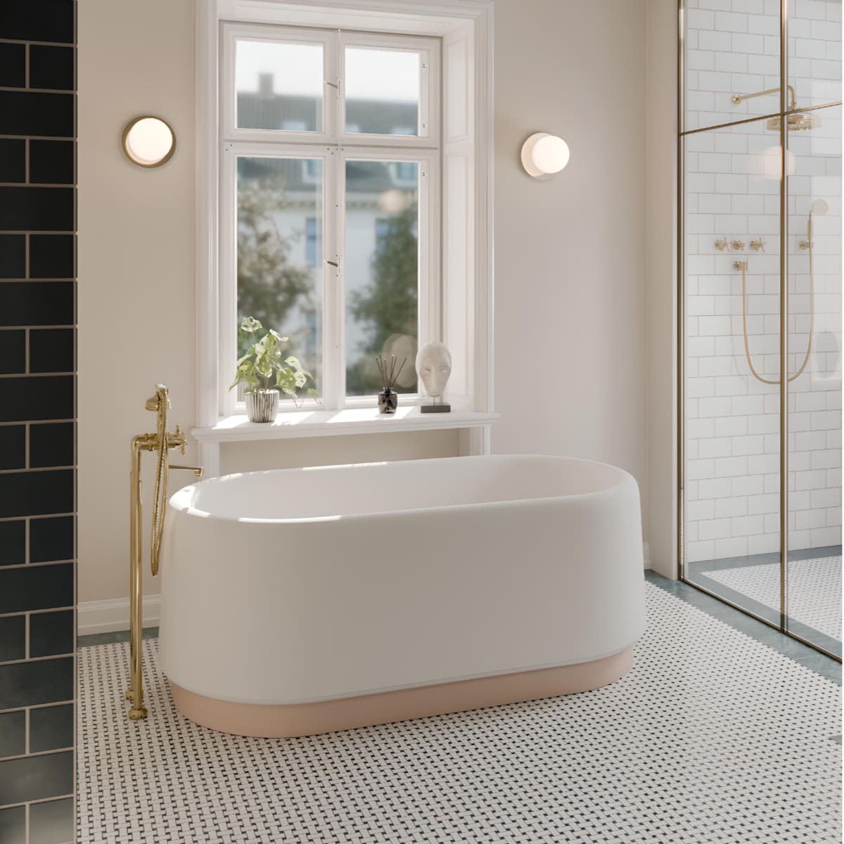 Heritage Greige bathtub