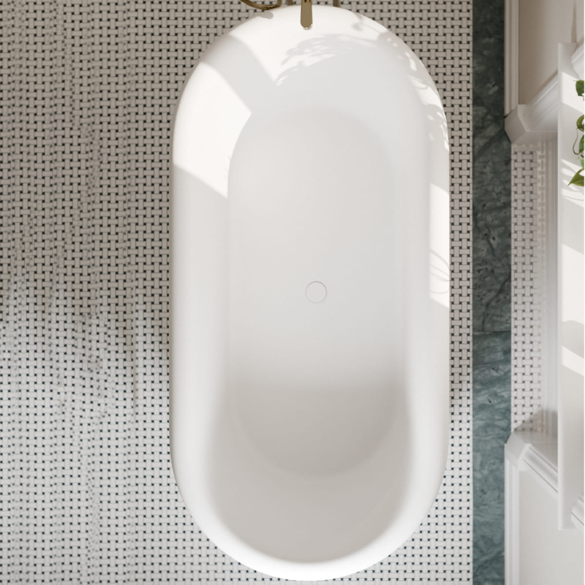 Heritage Greige bathtub