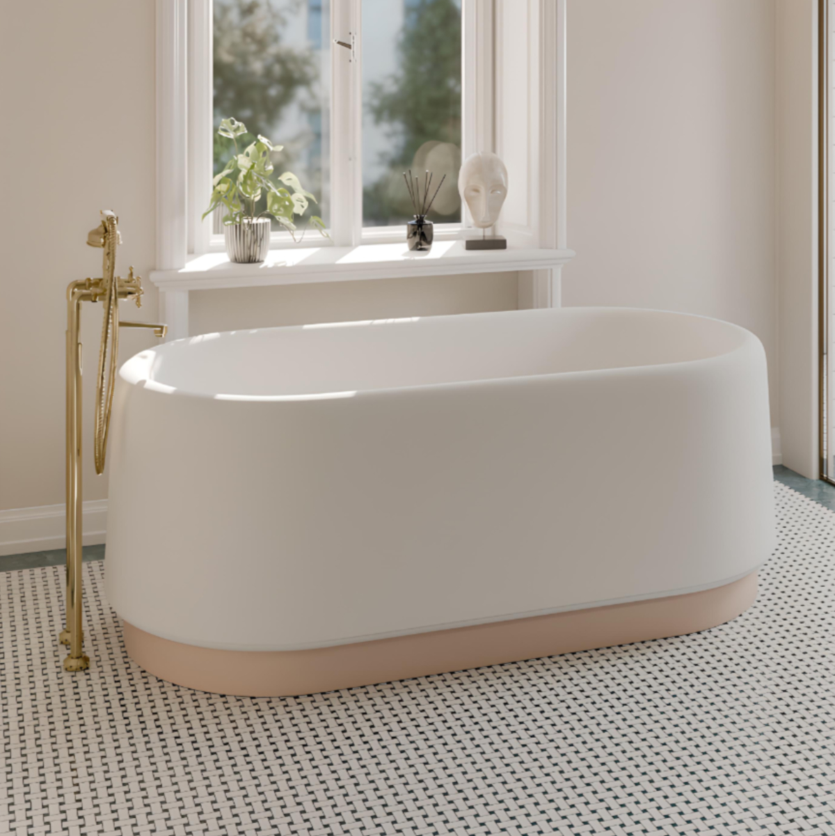Heritage Greige bathtub