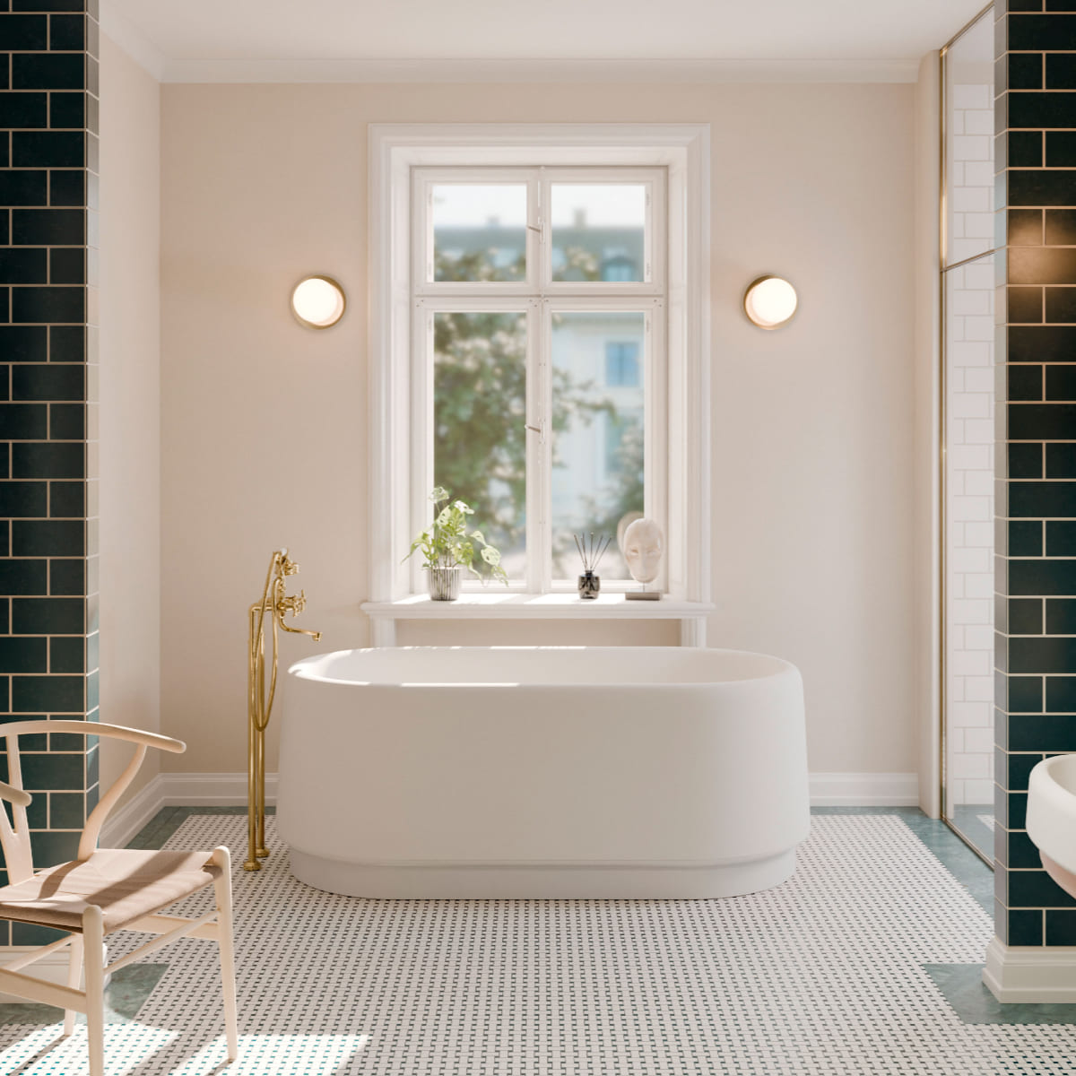 Heritage White bathtub