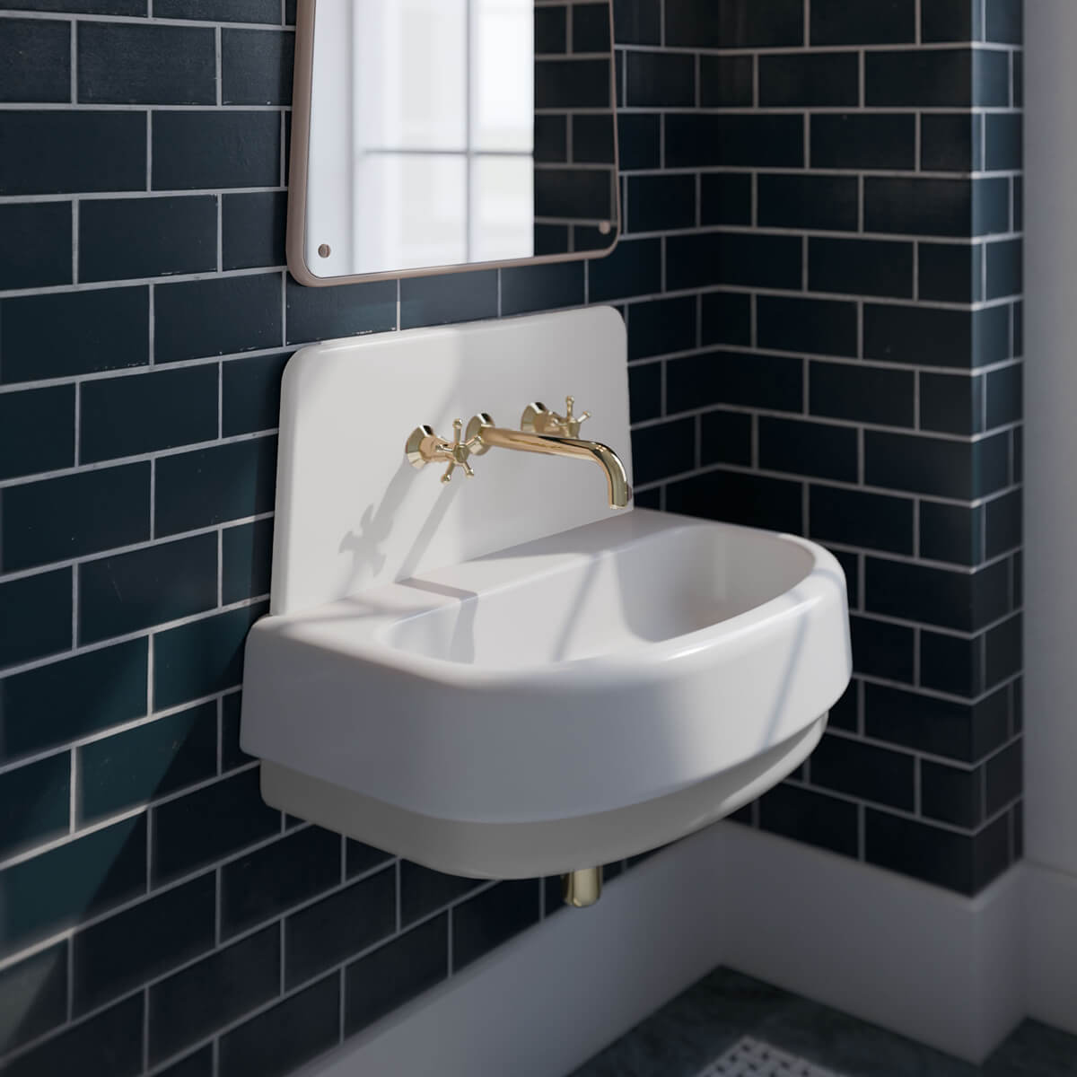 Lavabo blanco Heritage