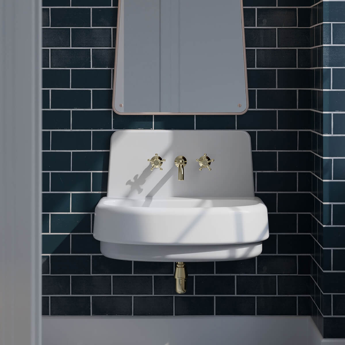 Lavabo blanco Heritage