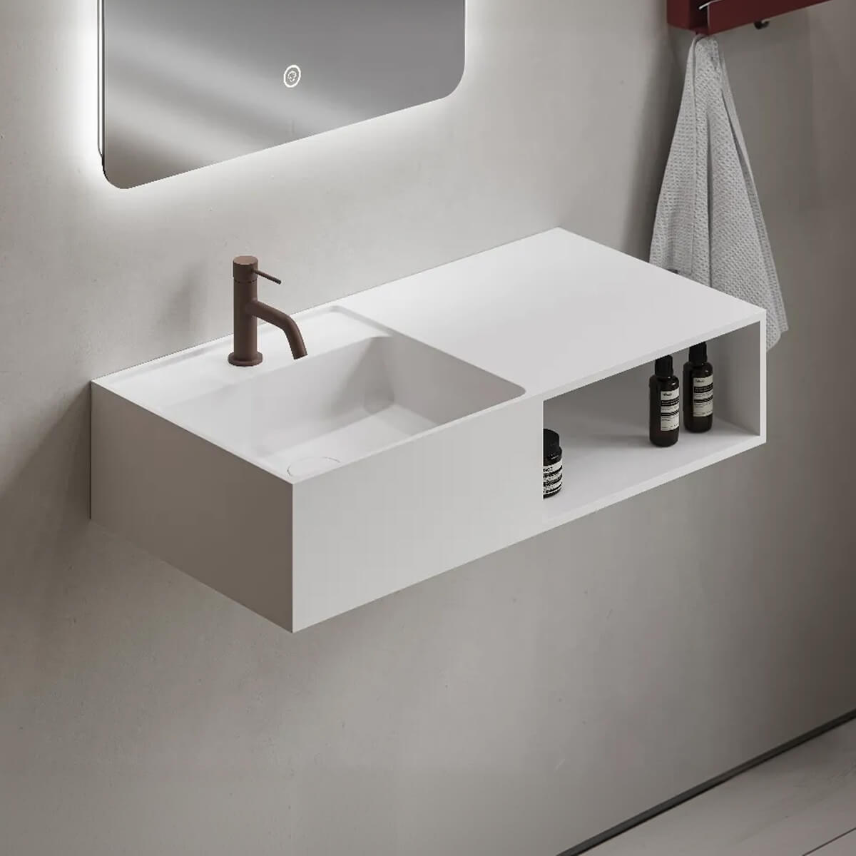 Modul SH 80 Waschbecken links