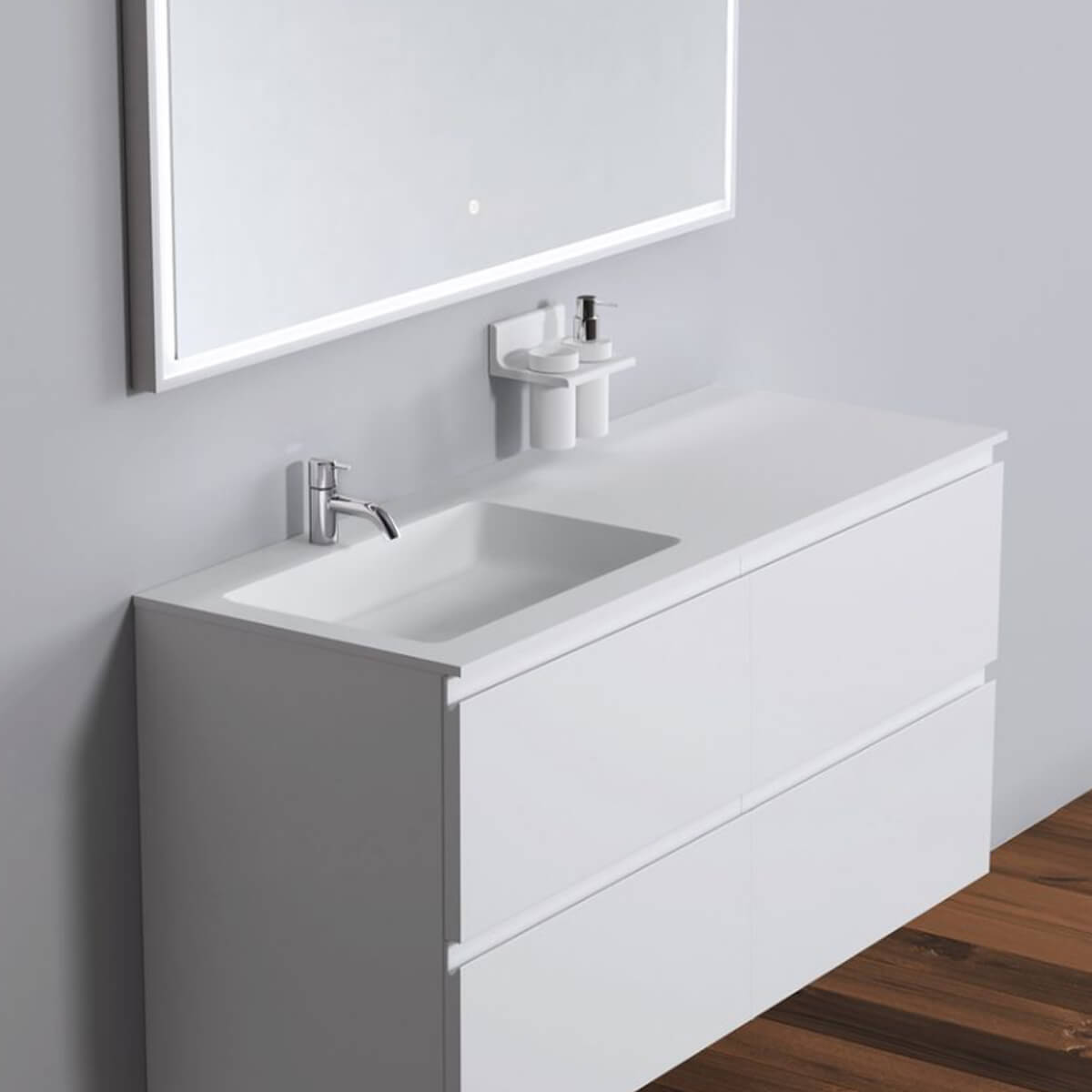 Lavabo Romsø 120 sinistra