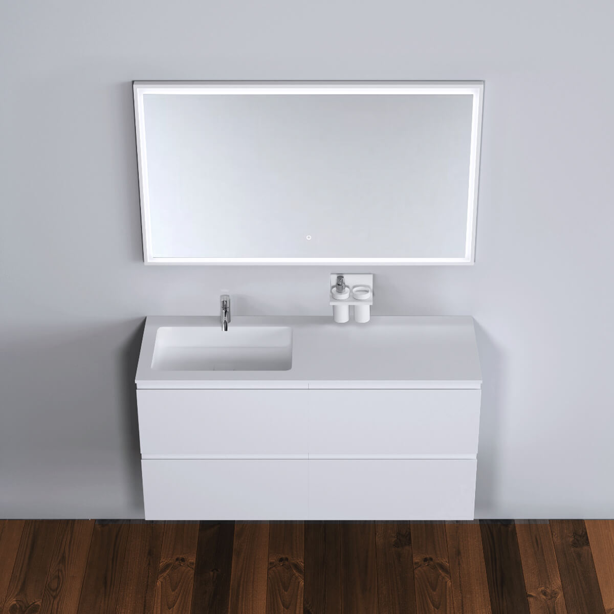 Lavabo Romsø 120 sinistra