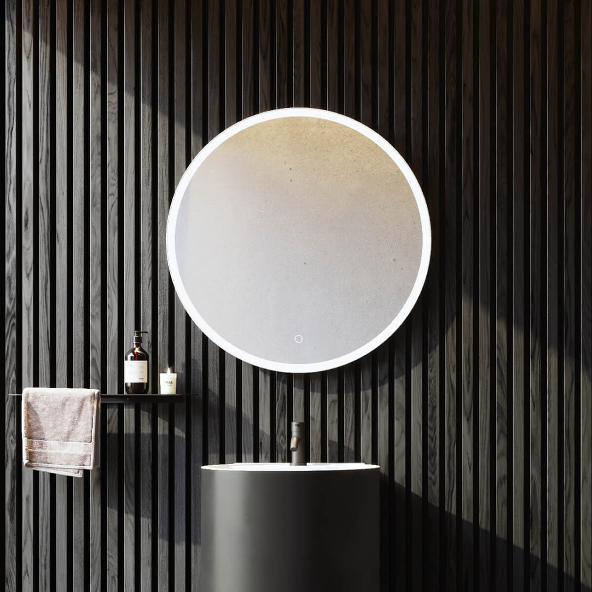 Samsø round mirror