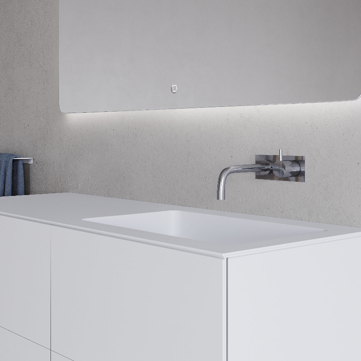 Meuble vasque SQ2 120 double à droite