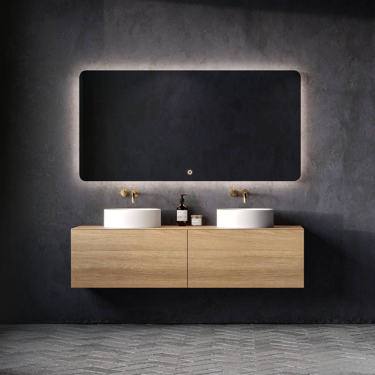 Meuble de salle de bain Bergen 160