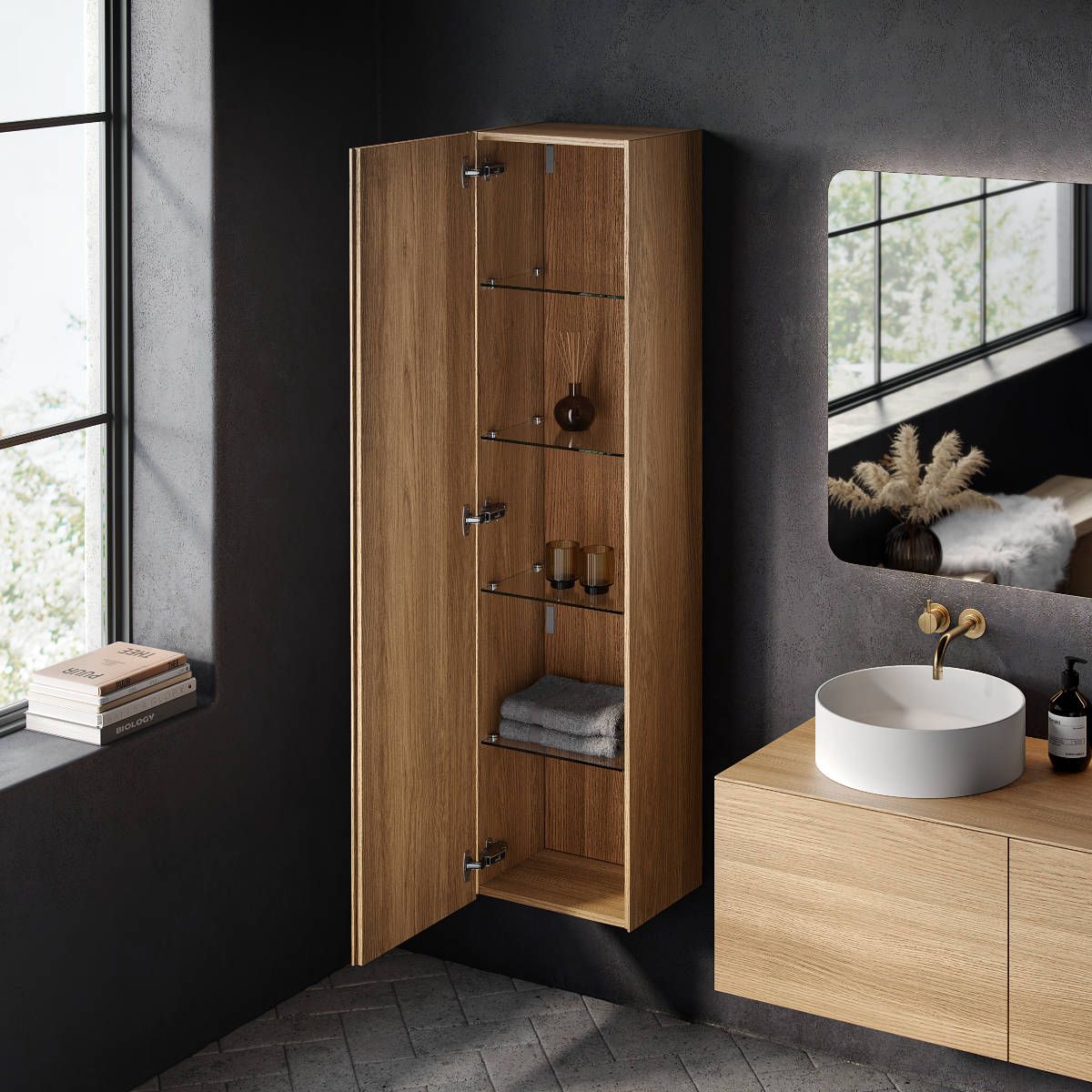 Bergen Hochschrank