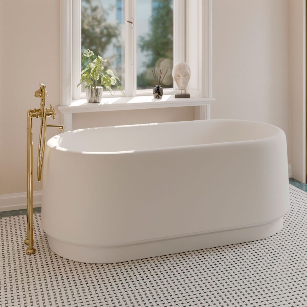 Heritage White badekar