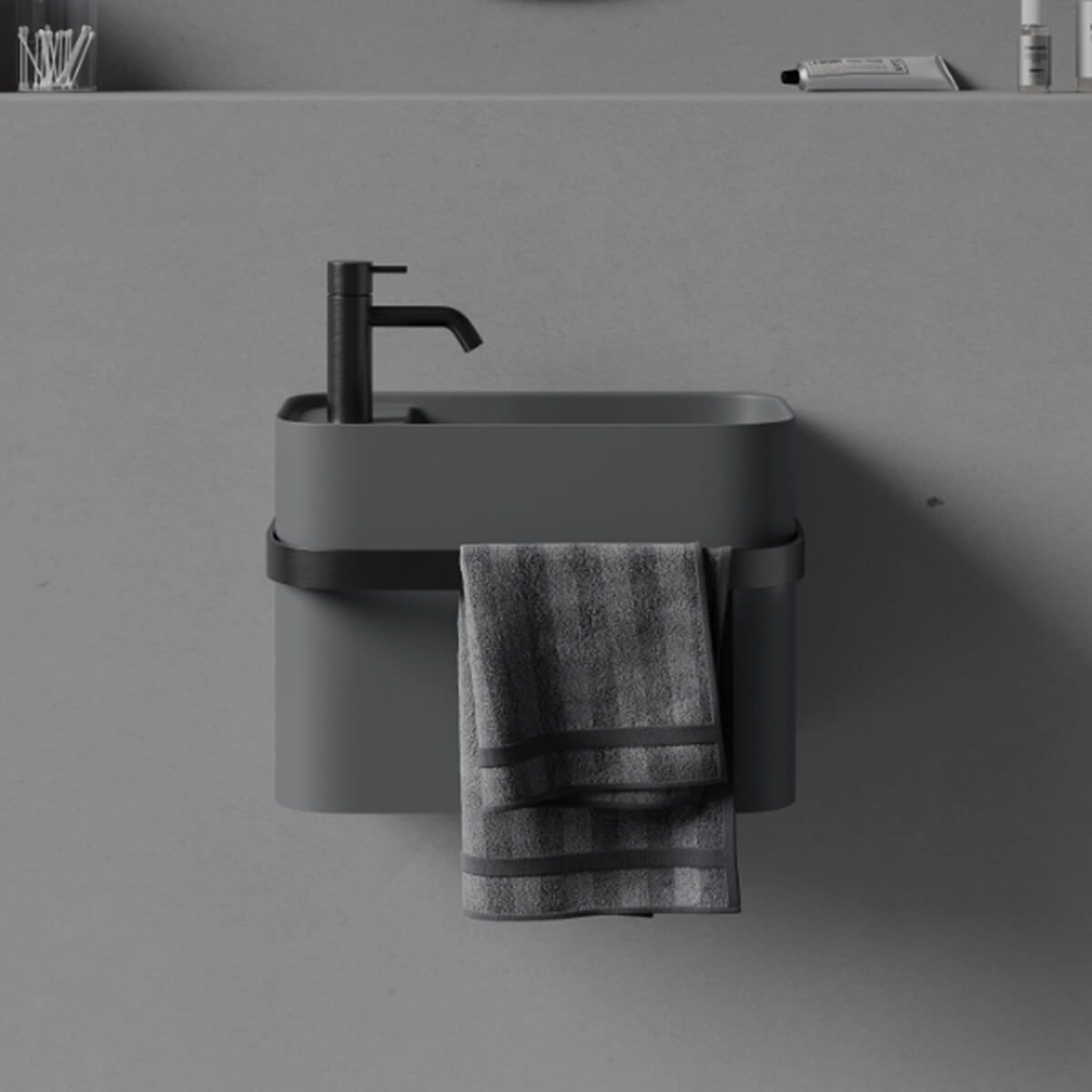 Yuno Rail 41 Waschtisch Grau